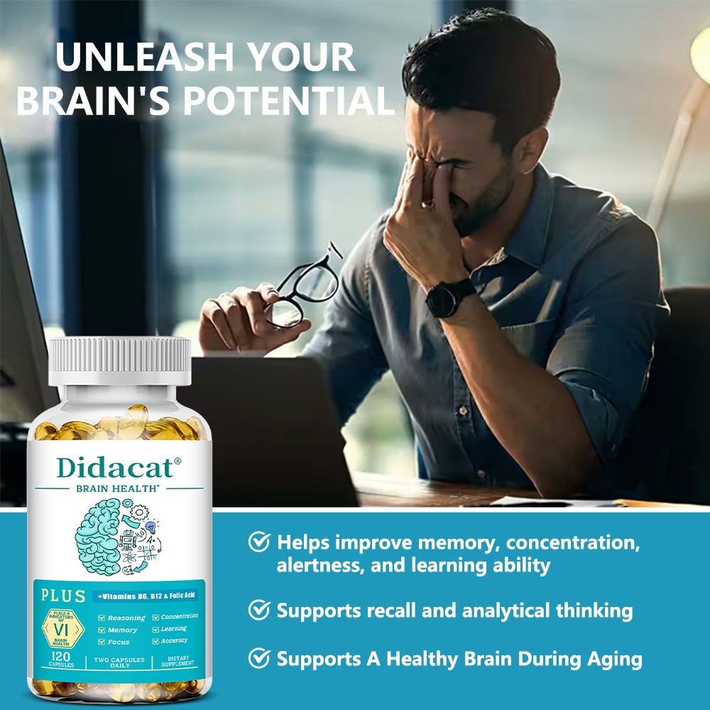 Brain Reasoning Focus Brain Improve Memory Concentration Alertness 30-120 Pills