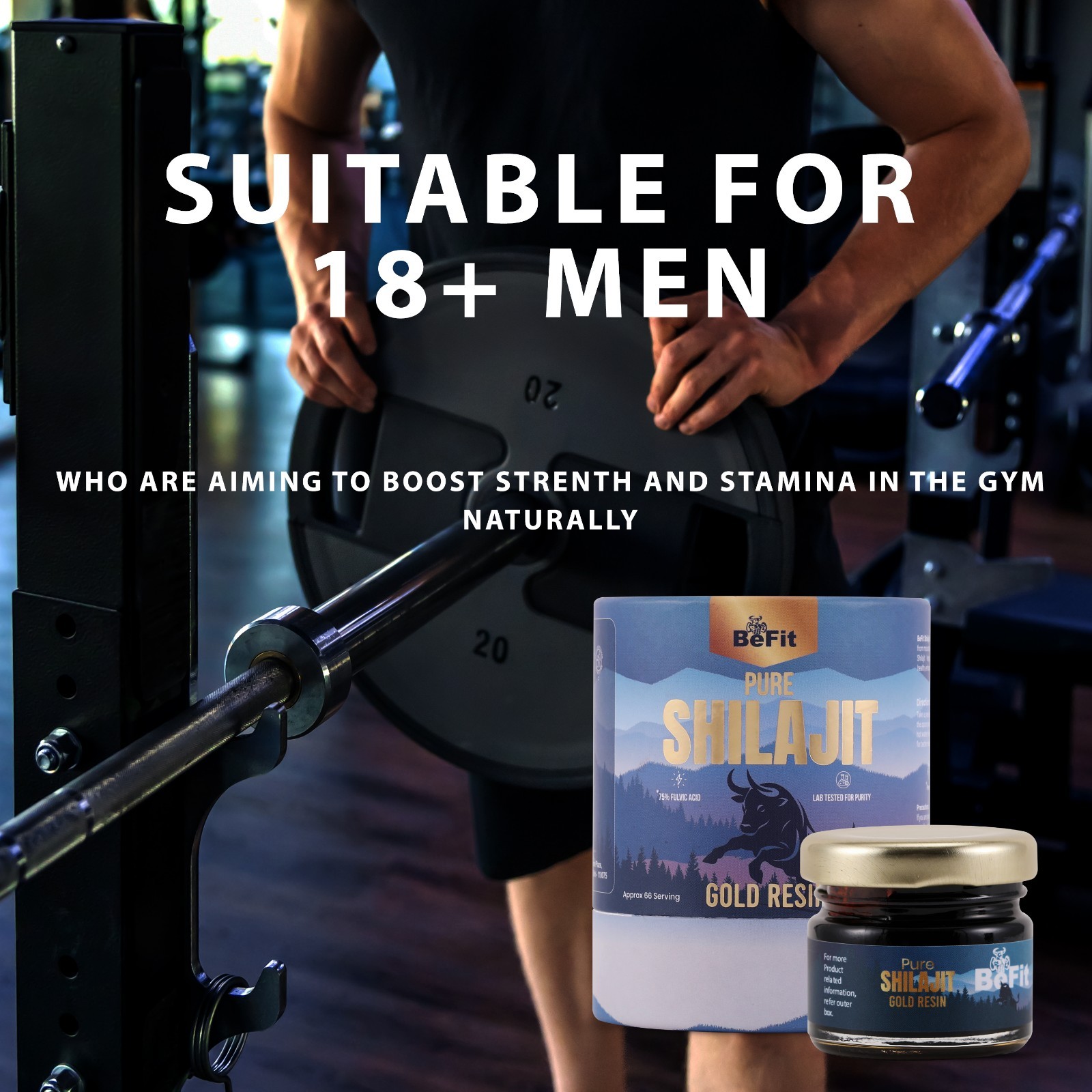 Befit Himalayan Shilajit Soft Resin 20g | Organic 100% Pure | Fulvic Acid
