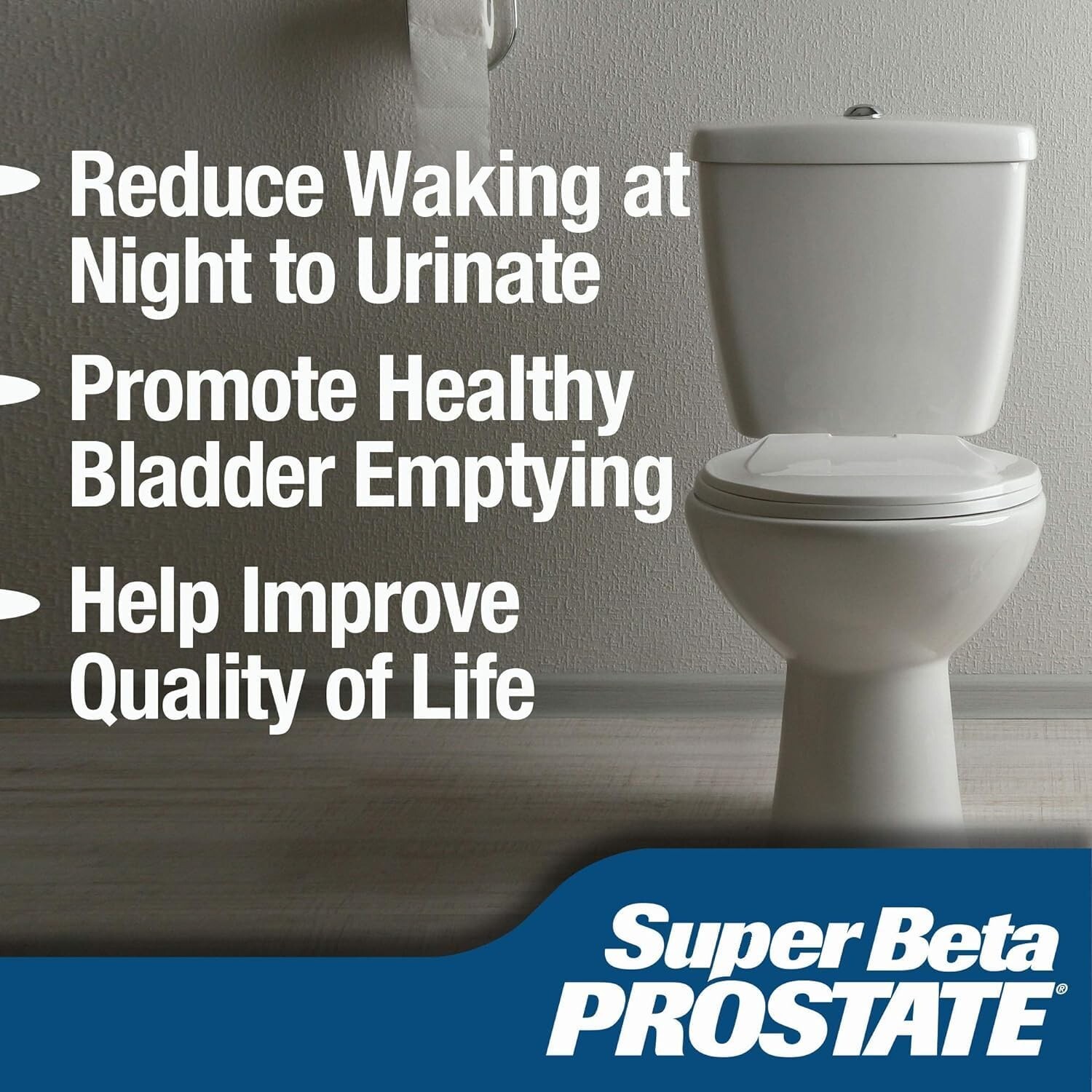 Men’s Prostate Health Supplement – Reduce Urgency & Improve Bladder Emptying