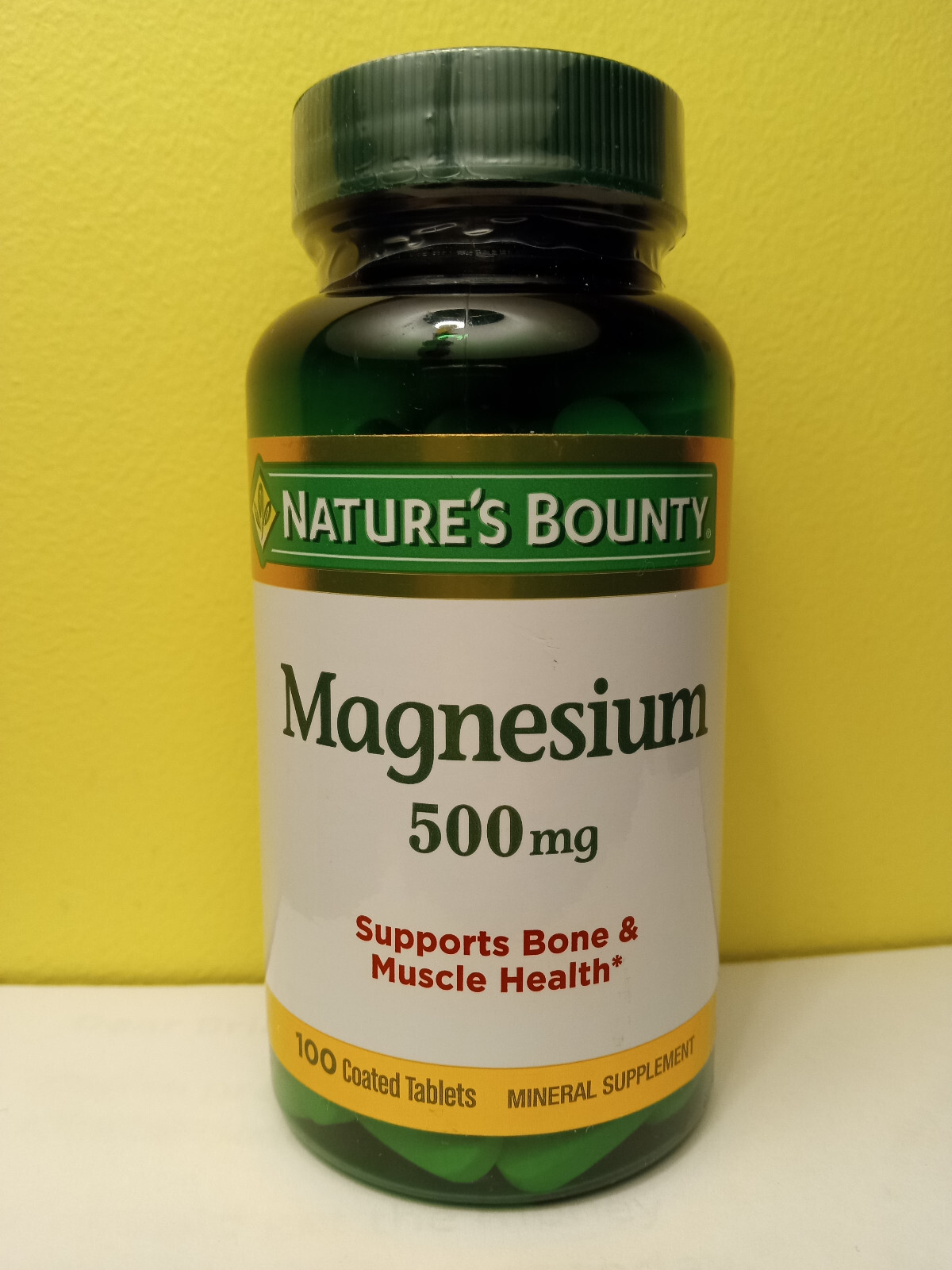Nature’s Bounty Magnesium 500mg 100 Tablets