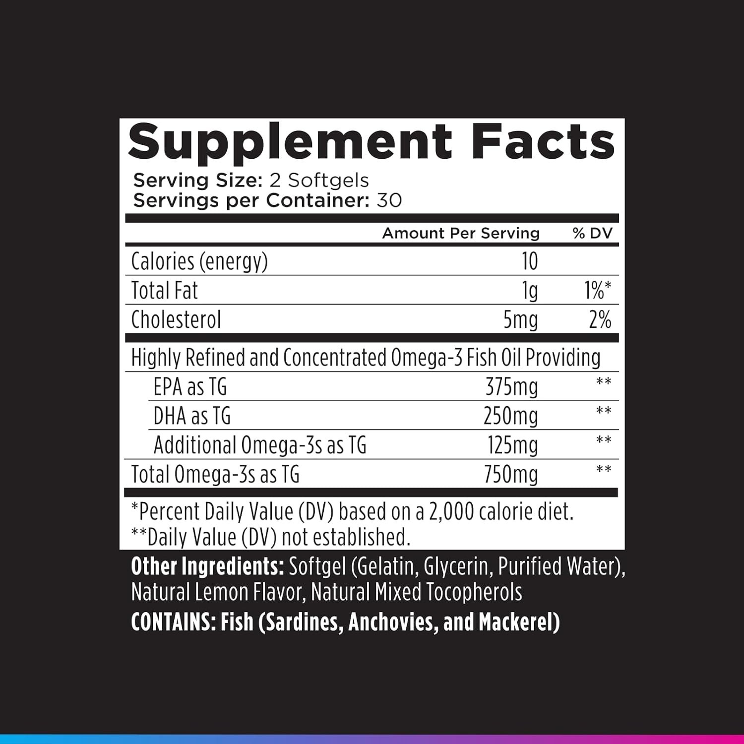 Fish Oil Omega 3 Supplement, EPA and Dha from Wild Caught Fish, Omega 3 Fatty…