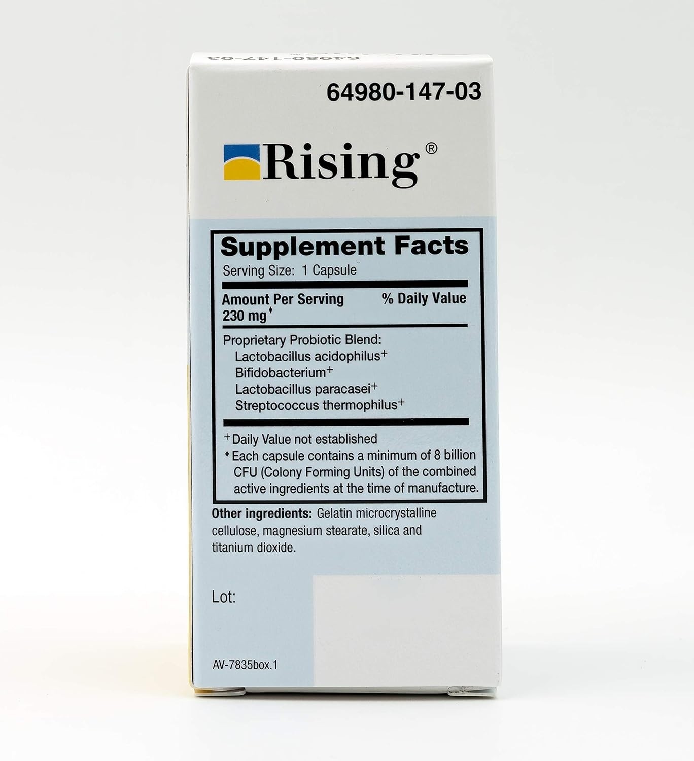 Risaquad 230Mg – Probiotic Dietary Supplement Capsules – 30 Count, 2 Pack