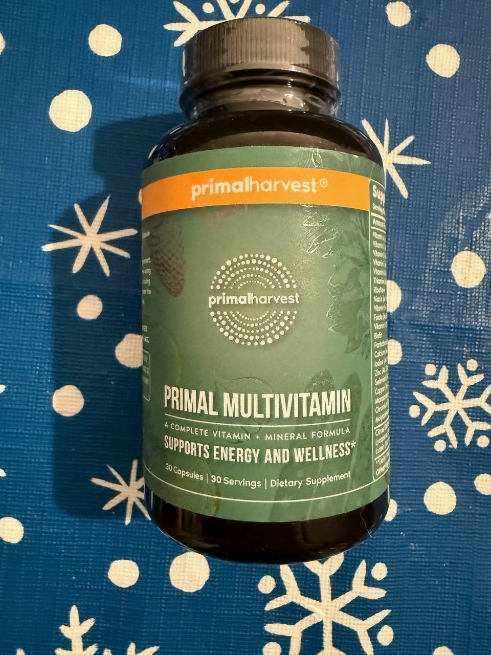 Primal Harvest Vitamin Capsule Primal Multivitamin – 30 Count Exp 9/26