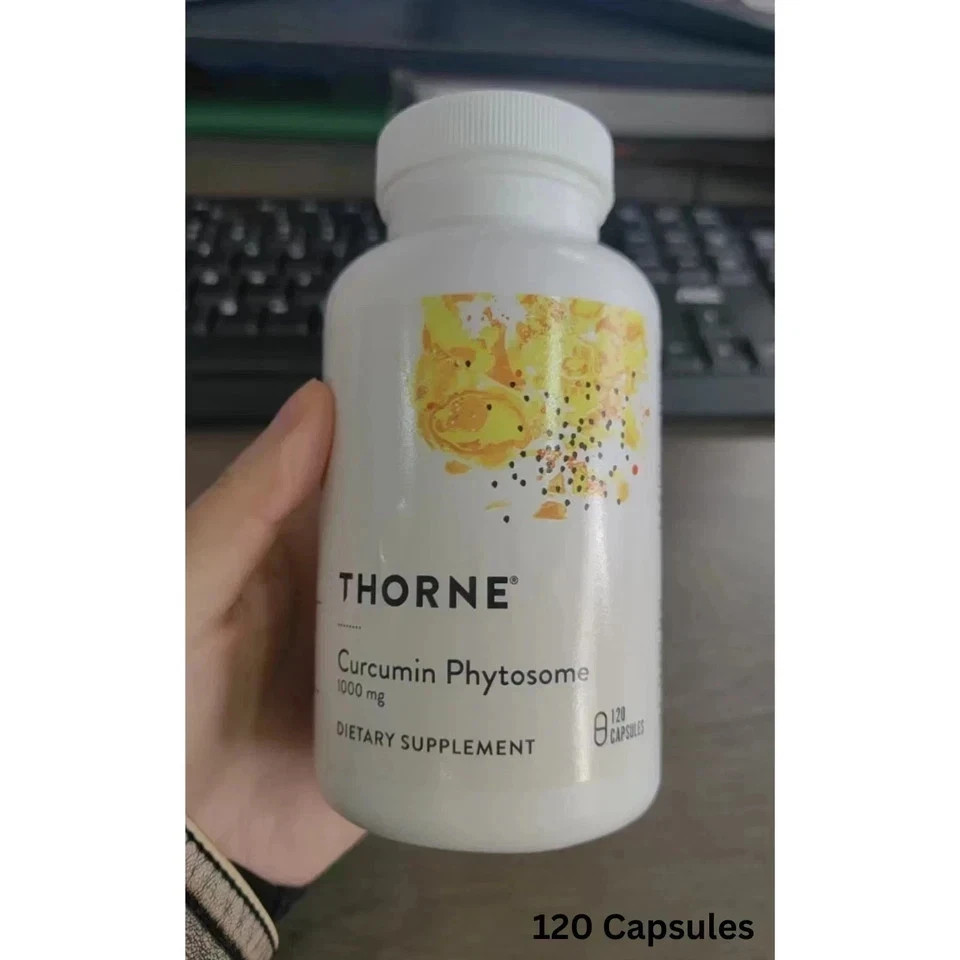 Sealed Thorne Curcumin Phytosome 1000mg Dietary Supplement 120 Capsules US.