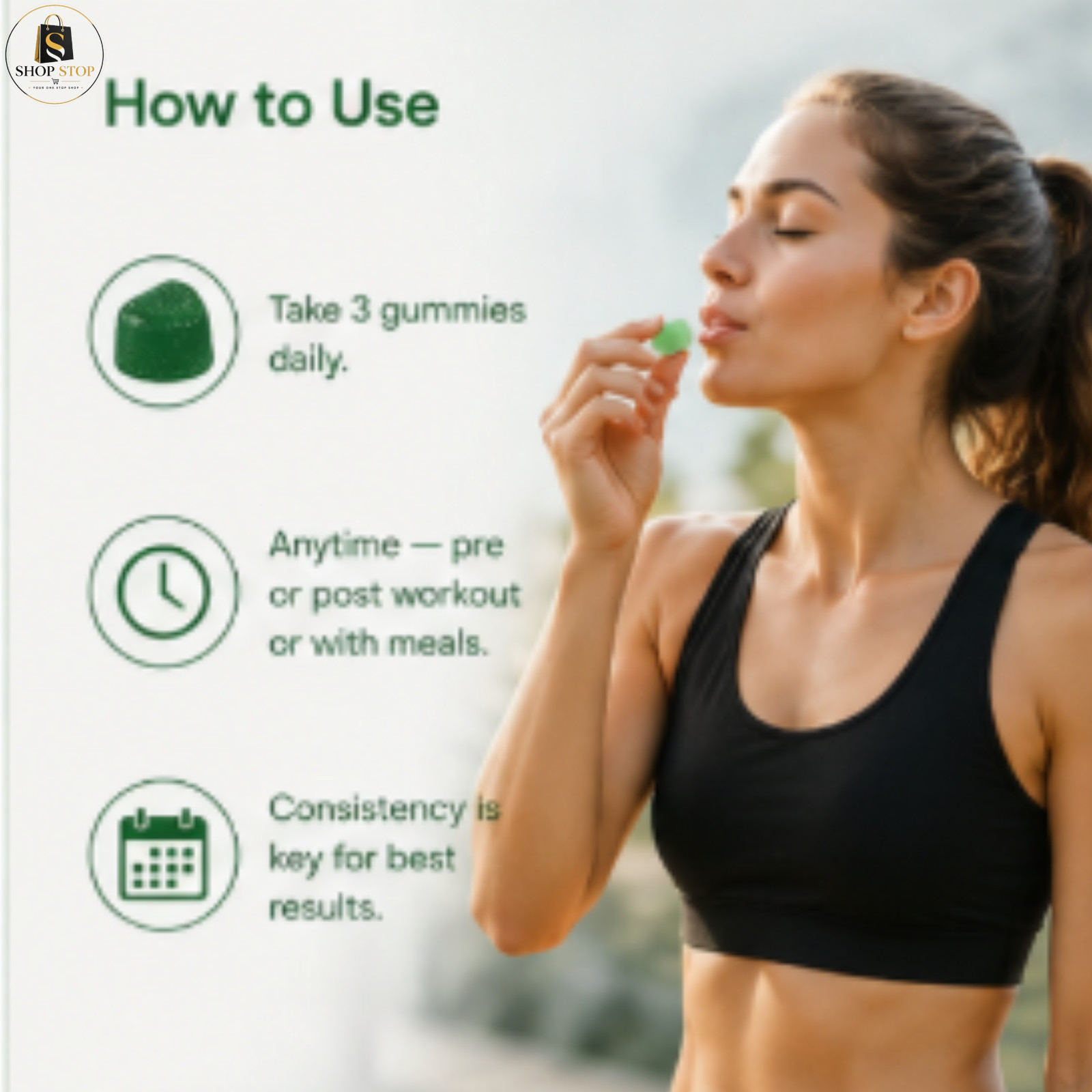 Creatine Monohydrate gummies for Men & Women – Boost focus, strength