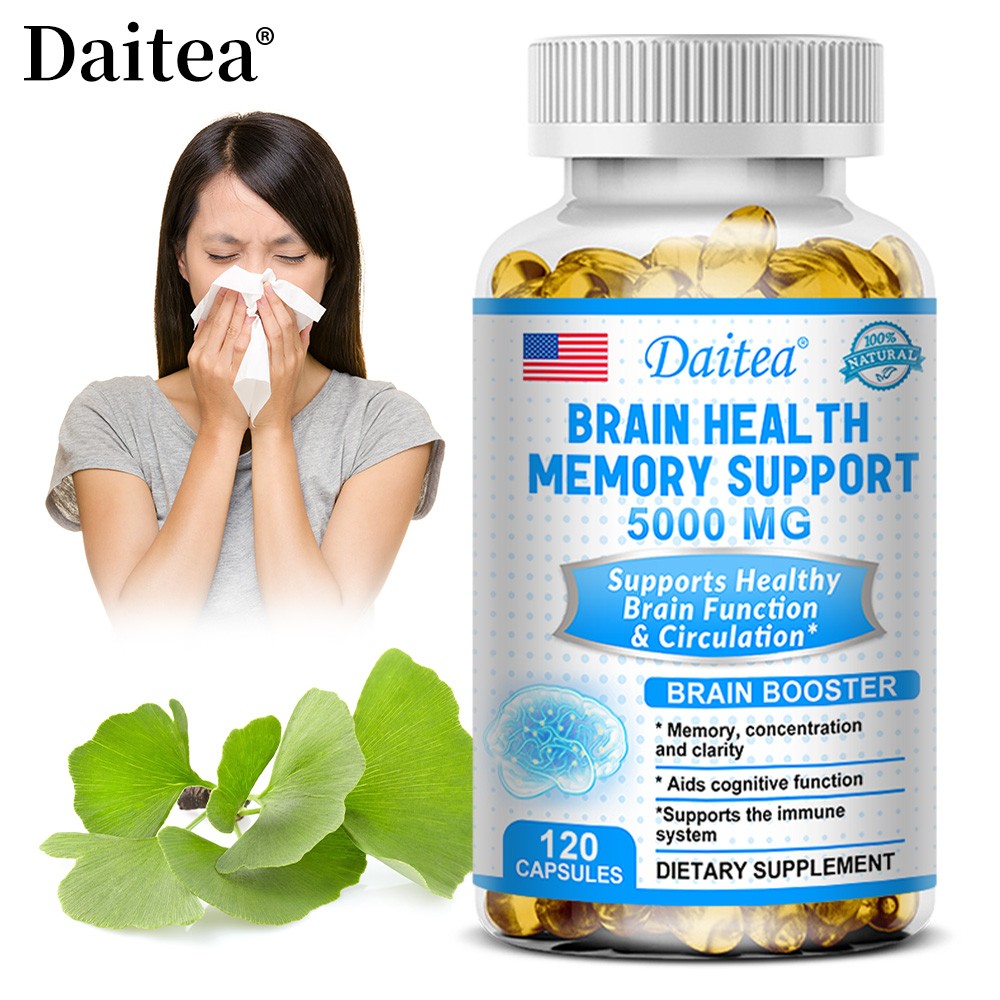 Brain Booster,Supports Brain Health,Boosts Memory,Focus & Cognitive Function