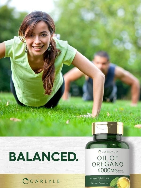 Oil of Oregano 400mg Softgels Carvacrol Immune Support Gluten Free 150ct