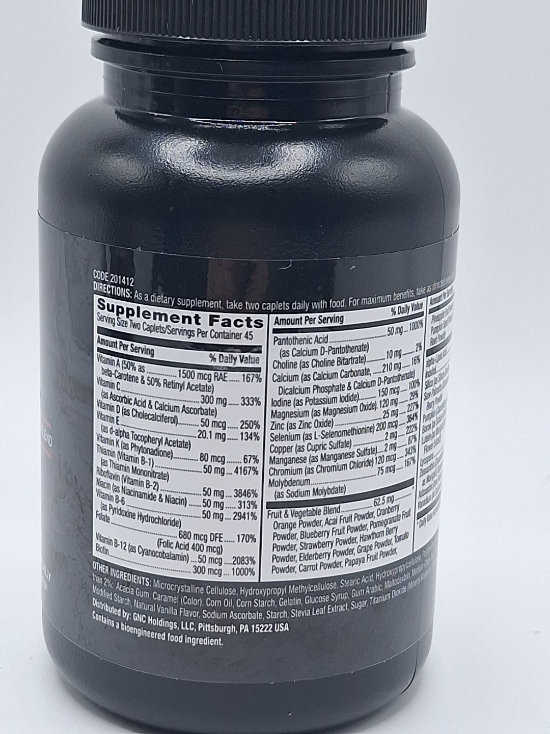 GNC Mega Men, 90 caplets. Exp: 11/2026