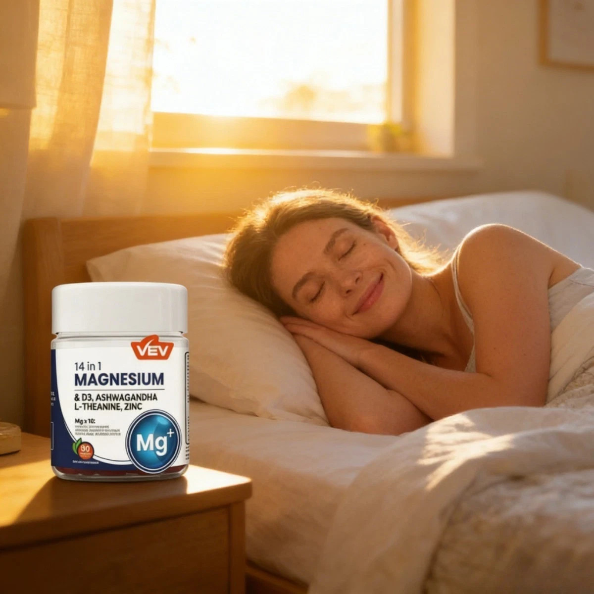 3PACK Magnesium Gummies 14-in-1 by VEV for Relaxation & Sleep