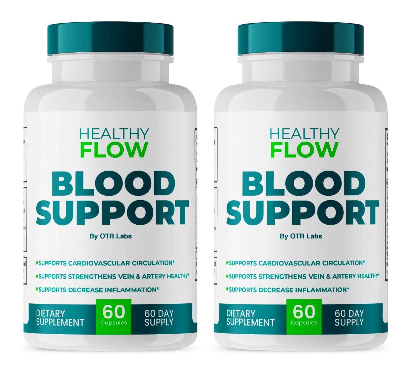 Healthy Flow Blood Support, Cardiovascular Circulation – 120 Capsules Genuine