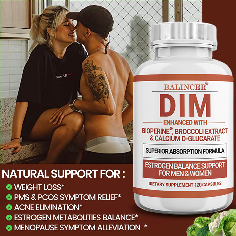 DIM (Diindolylmethane) 150mg, 30 To 120 Capsules with BioPerine
