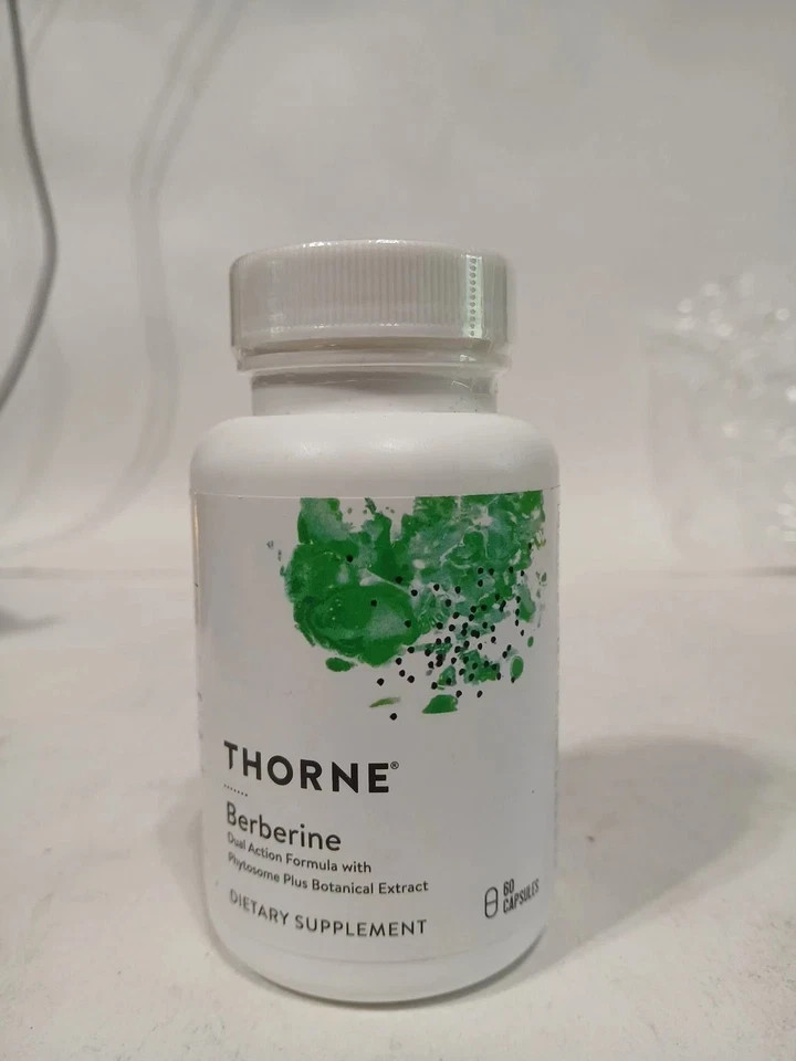 Thorne, Berberine, 1,000 mg per serving, 60 Capsules.pack of 2