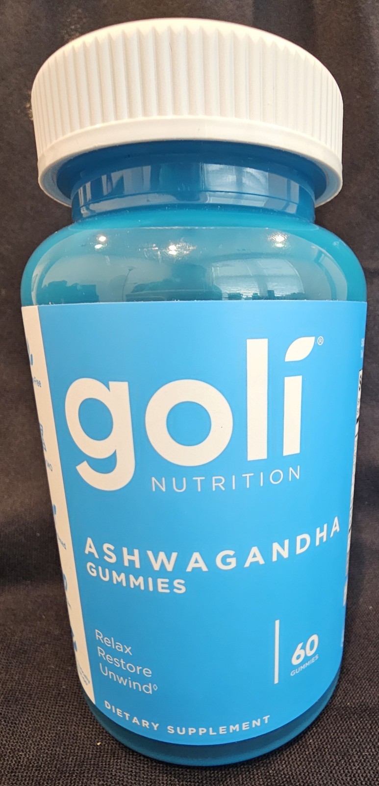 2 Ct Goli Nutrition Ashwagandha Gummies Relax Restore Unwind Mixed Berry 60 Ct