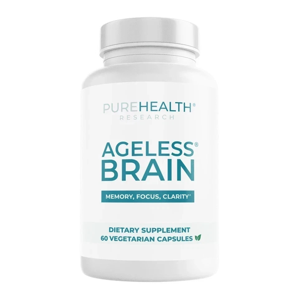 PureHealth Ageless Brain – Brain Health & Memory Enhancer, Nootropics Supplement