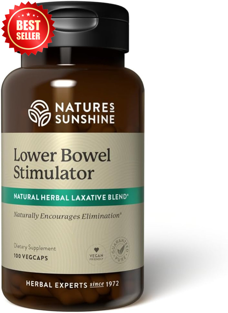 100 Vegcaps Bowel Cleanser Constipation Relief Colon Detox Herbal 25SV US