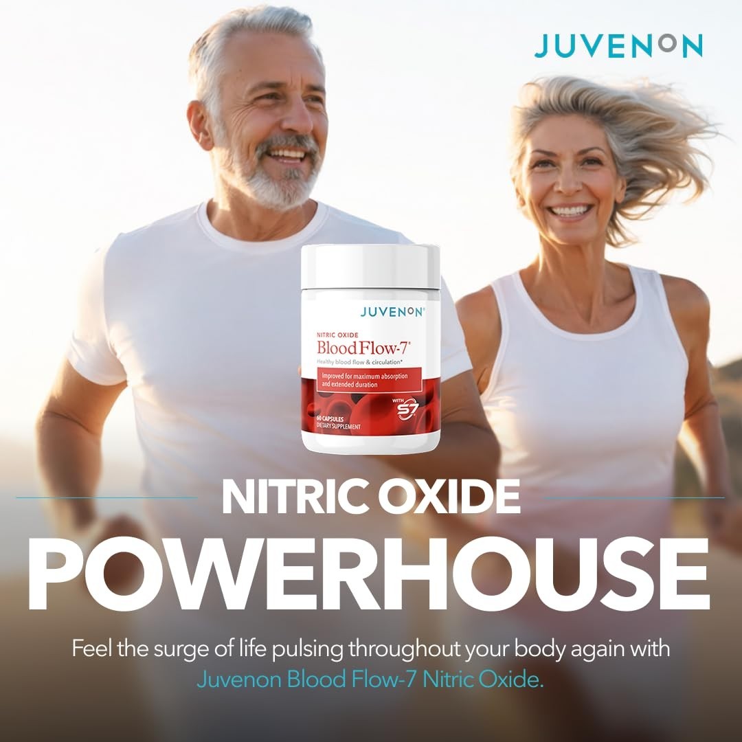 Natural Nitric Oxide Booster for Blood Flow & Circulation Support – 1-Pack