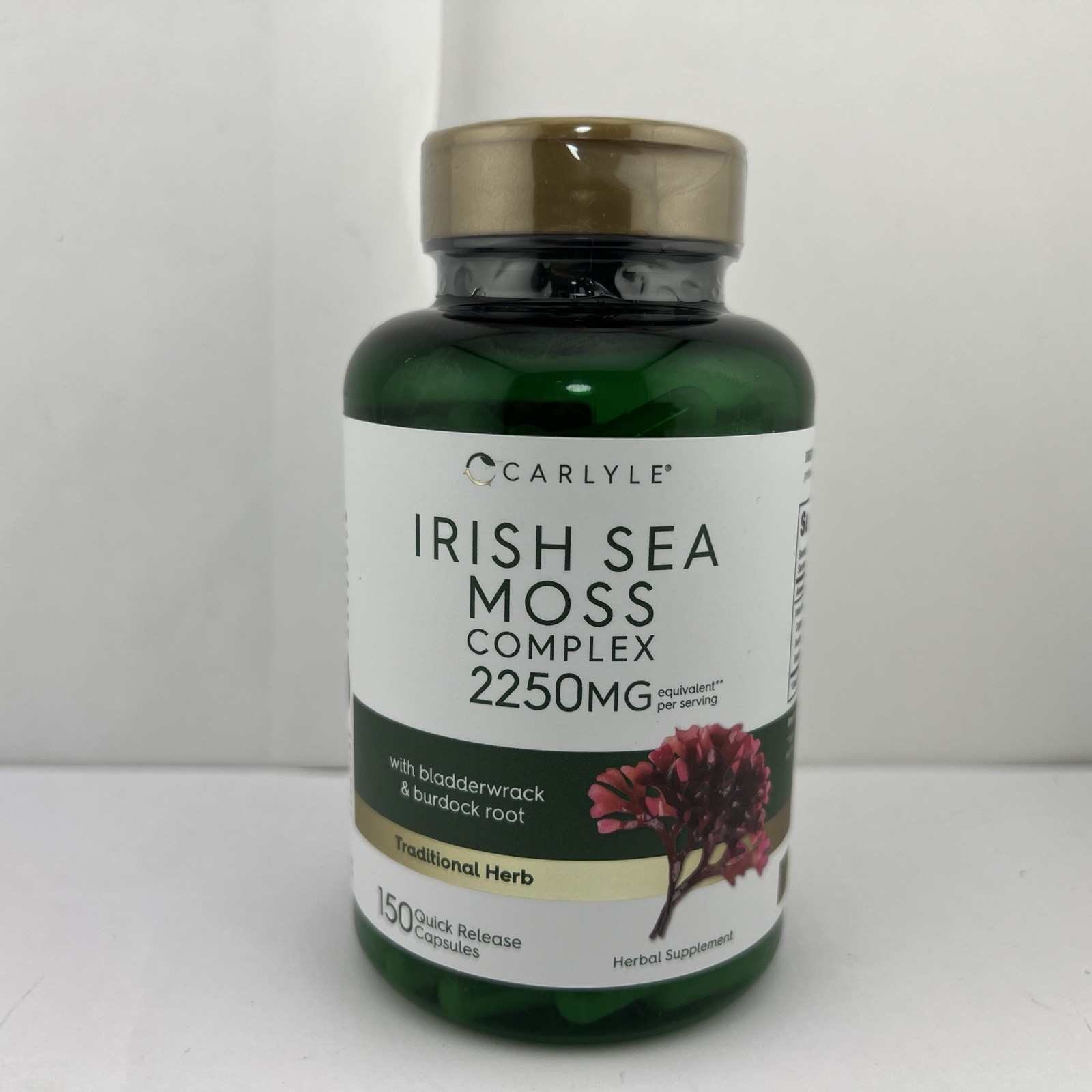 Irish Sea Moss Complex 2250mg Quick Release Capsules, 150 count – Brand NEW!