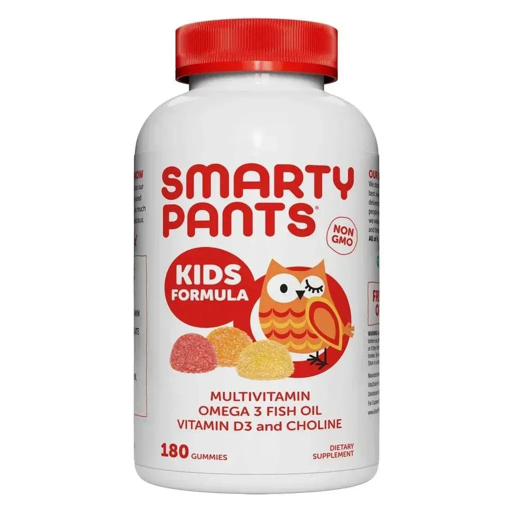 Smarty Pants Kids Complete Multi-vitamin | Kids Formula – NON GMO | 180 Gummies