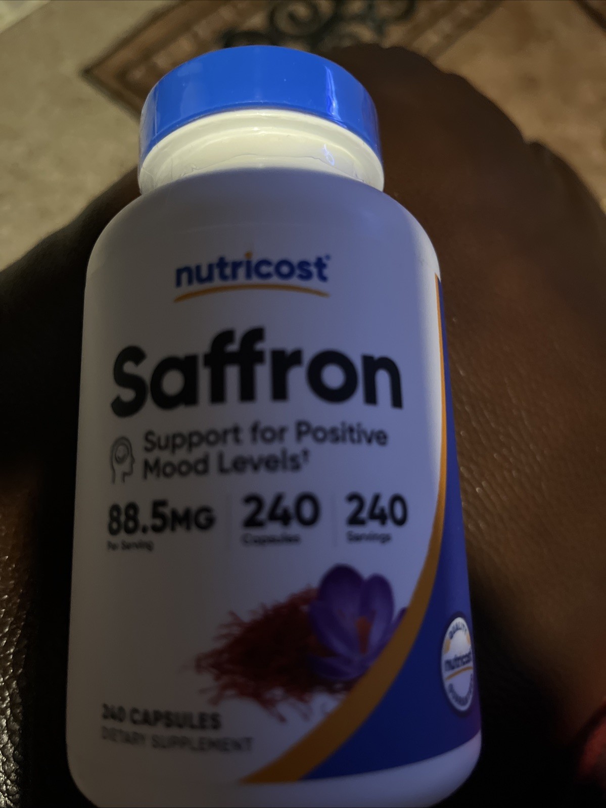 Nutricost Saffron Extract 88.5mg, 240 Capsules, Exp: 06/2029