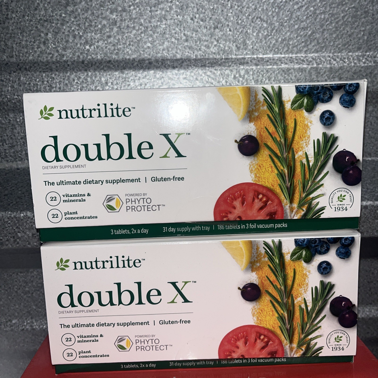 Nutrilite Double-X Multi-Vitamin Tablets, 31-Day Refill EXP:12/27 (2Pack)