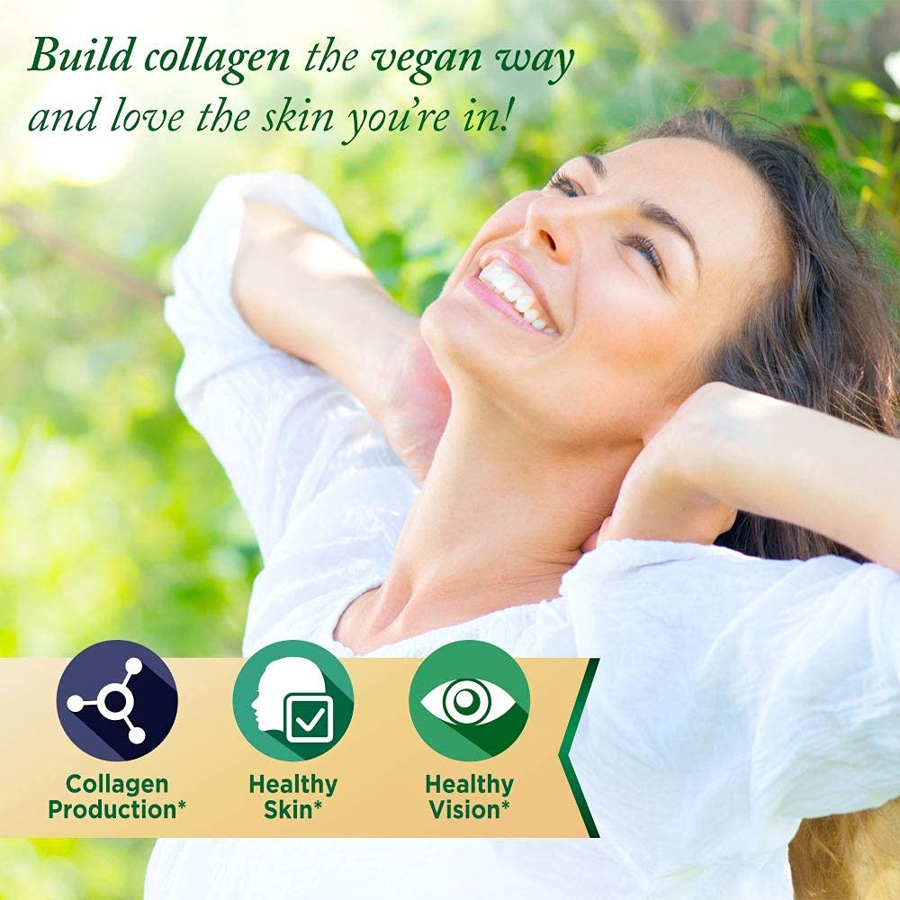 Vegan Collagen Builder – Organic Whole Foods Fruits + 30 Count (Pack of 1)