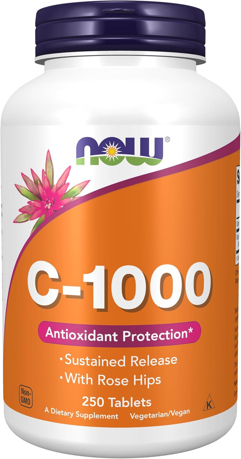 Supplements, Vitamin C-1,000 with Rose Hips, Sustained Release, Antioxidant P…