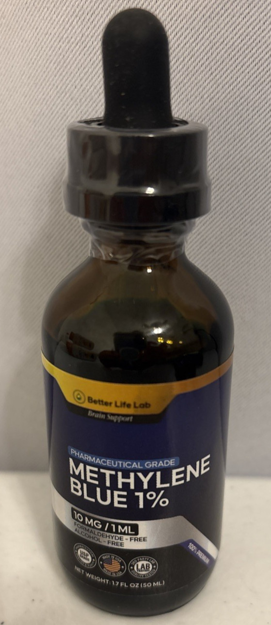 Better Life Lab Methylane Blue 1% Liquid Supplement 10 mg/1 ml
