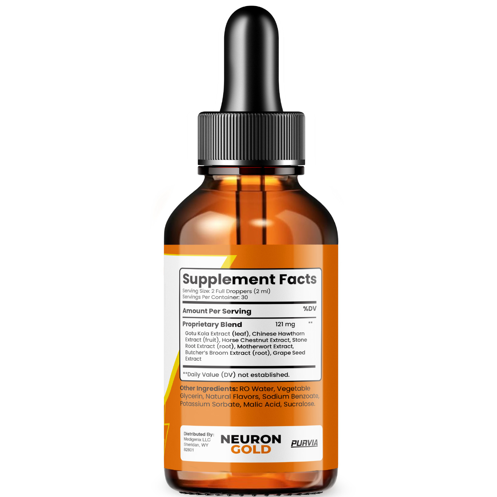 (3 Pack) Neuron Gold Drops For Neuropathy NeuronGold Nerve Health Support (6 oz)