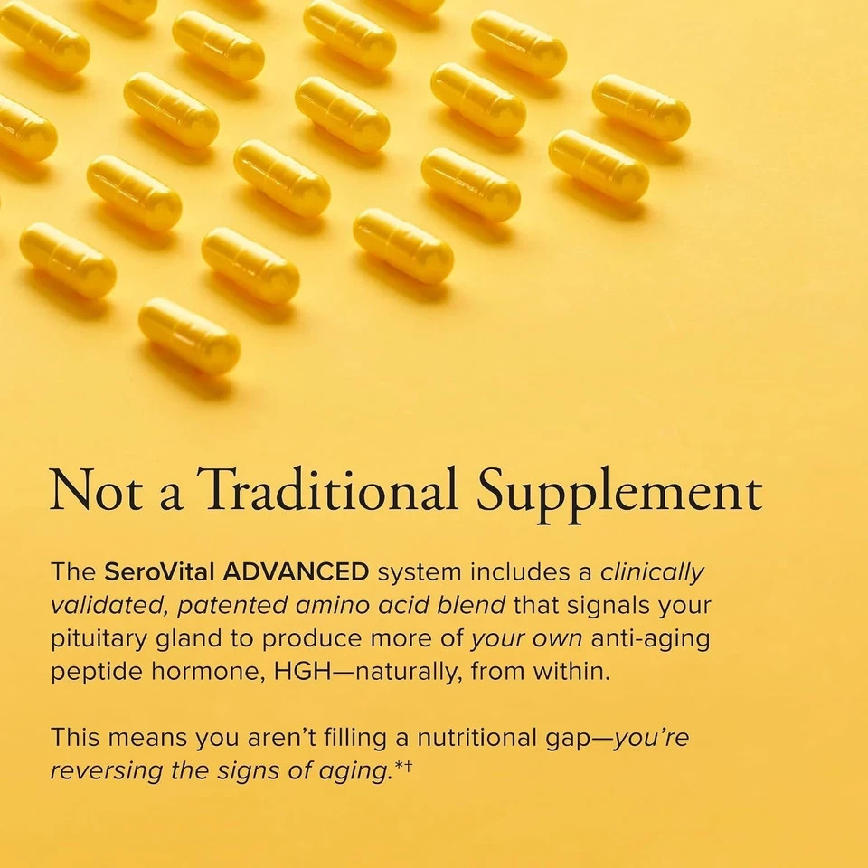 SeroVital Advanced 120 Tablets + 60 Tablets 30 Day Supply (SALE END’S TONIGHT)