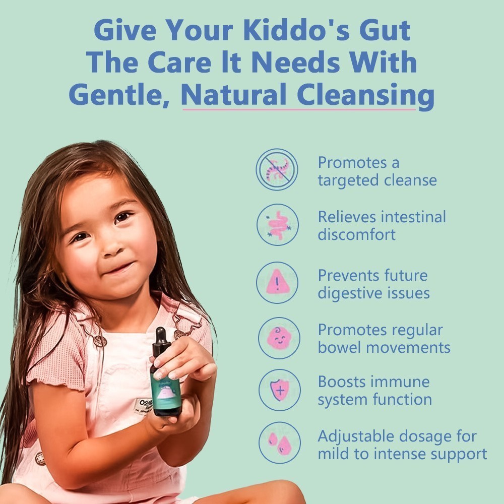 Para Patrol Stomach Cleansing Drops Support Intestinal & Immune Health for Kids