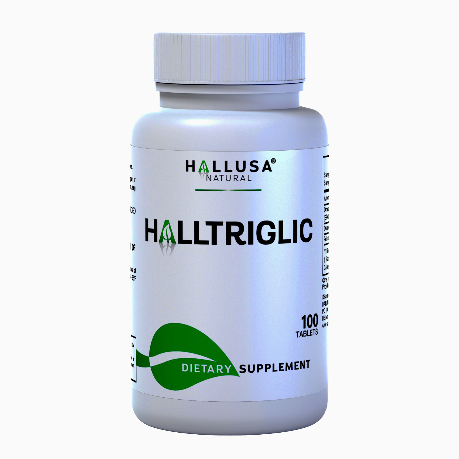 HALLTRIGLIC – Triglycerides & Cholesterol – Cardiovascular Health – 100 Tab