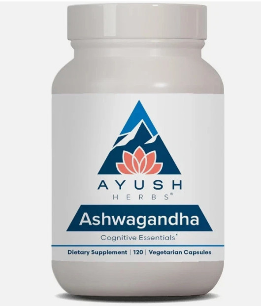 Lot Of 2 Ayush Ashwagandha Root Powder For Stress 120 Capsules Exp 12/2028 GP