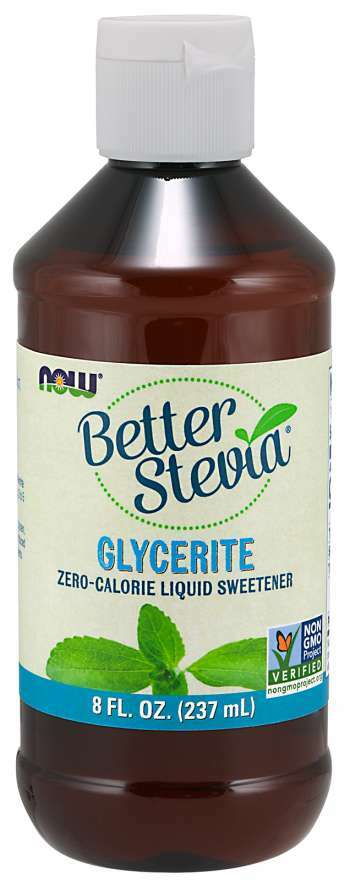 NOW Foods Glycerite Better Stevia Liquid Food Sweetener 8 oz Liquid 06/27EXP
