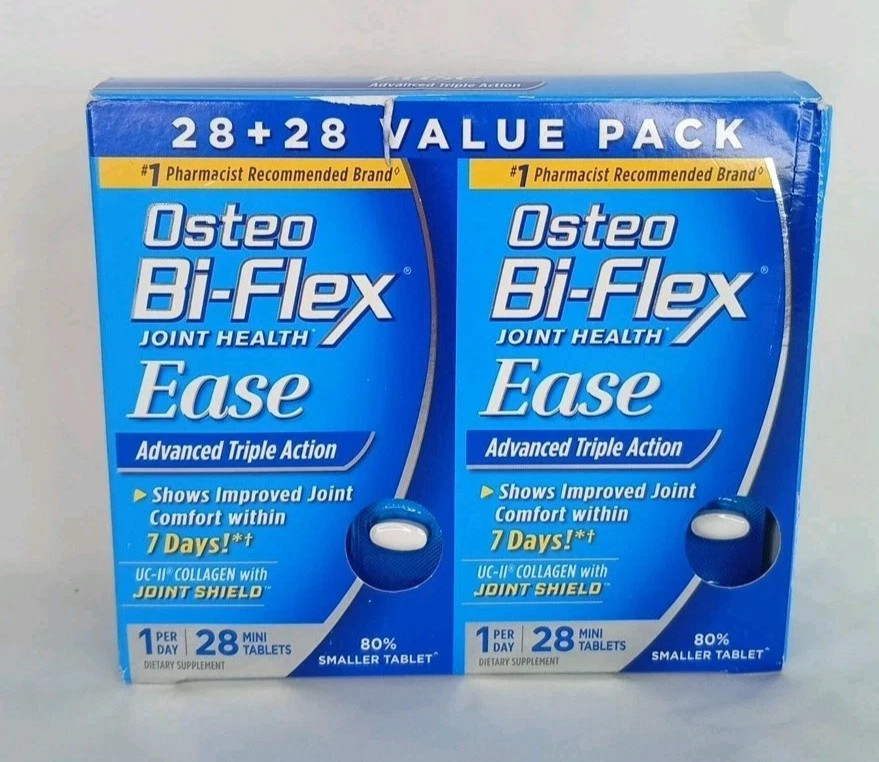 NIB Osteo Bi-Flex Joint Health Ease Advanced Triple Action (2x) 28ct EXP 01/27