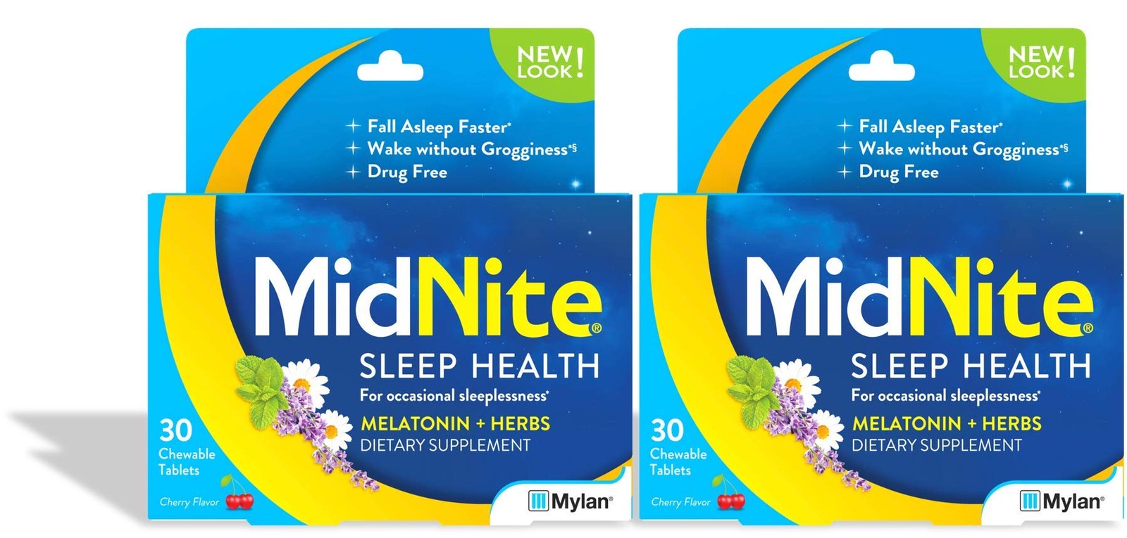 MidNite Natural Sleep Supplement 30 Count Chewable 30 (Pack of 2)