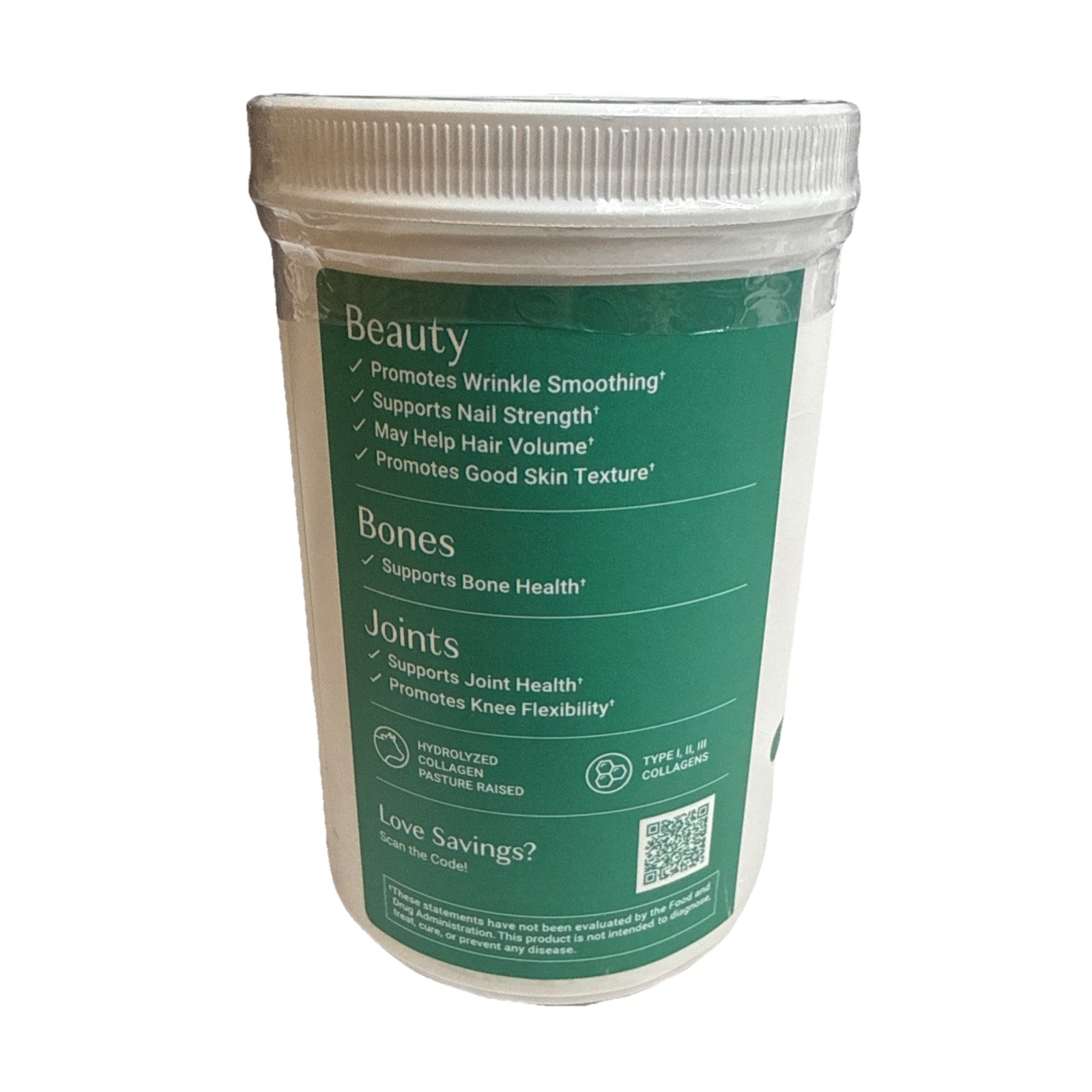 Collagen: 4 Clinically-Supported Peptides VERISOL®, FORTIGEL®, UC-II®, FORTIBONE