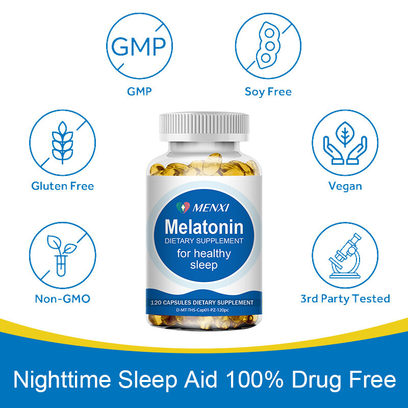 Melatonin 5mg Capsules Deep SleepTablets Melatonin Capsules Help Sleep Vitamins