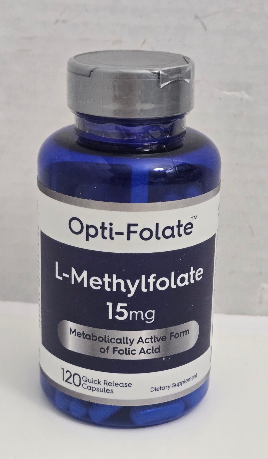L Methylfolate 15mg 120 Capsules Opti-Folate Exp 1/28 SEALED