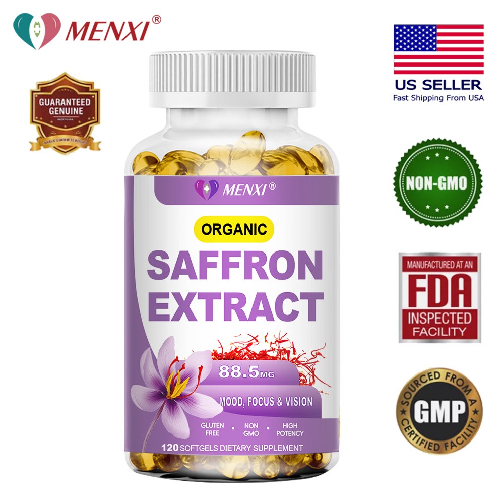 Saffron supplements, Natural Saffron Extract, Focus, Mood & Metabolism Support