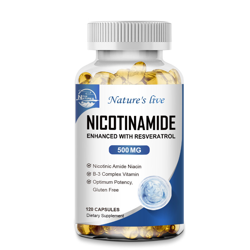 Nicotinamide Resveratrol 500MG, Anti-aging DAN Supplement 120/240/480 Capsules