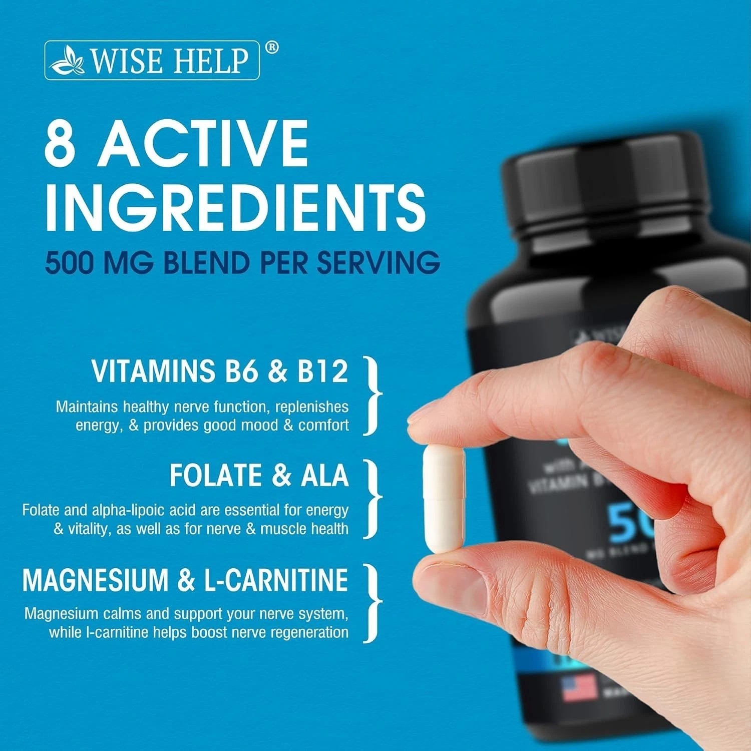 Scientifically Formulated Neuropathy Relief – 60 Natural Capsules for All Ages