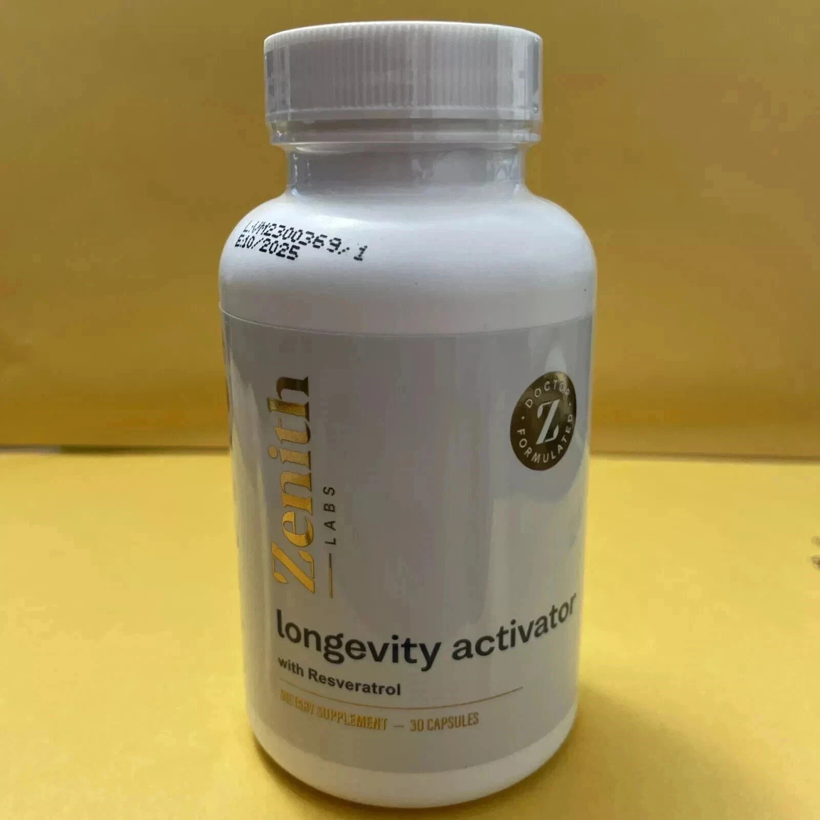 Zenith Labs Longevity Activator w/ Resveratrol 60 Capsules Supplement Pack of 5′
