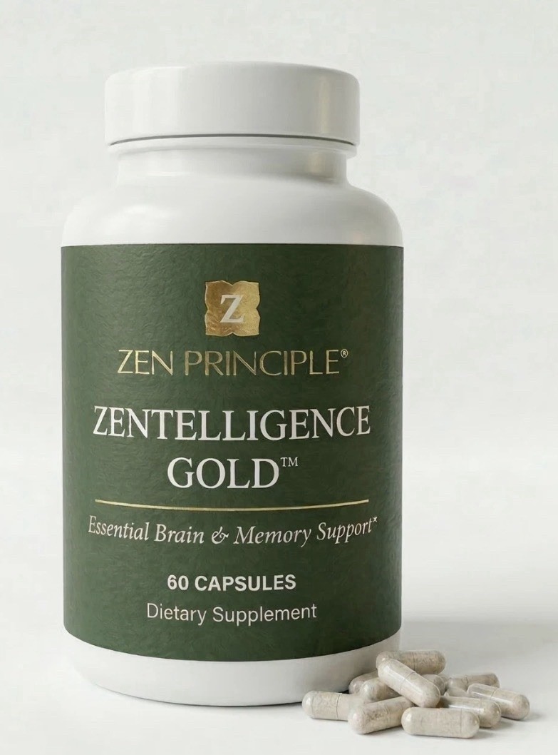 Zentelligence Gold Brain & Memory Support Supplement 60 Capsules Nootropics NEW