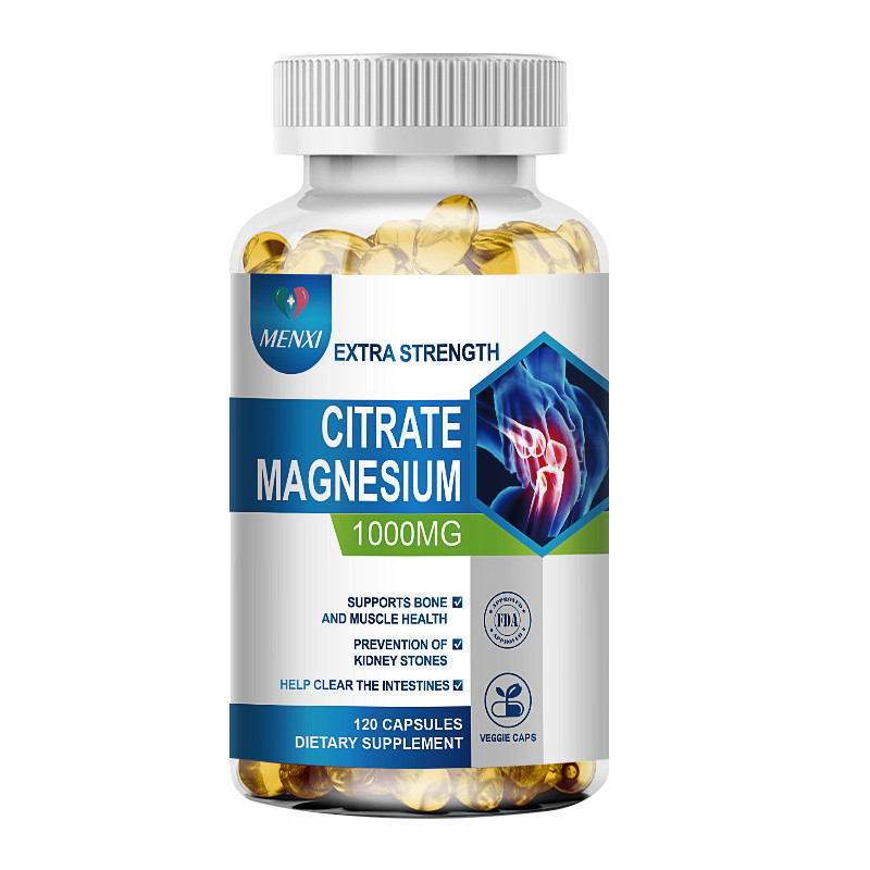 Magnesium Citrate Capsules Super Strong Effective Capsules 120/240/480 Softgels