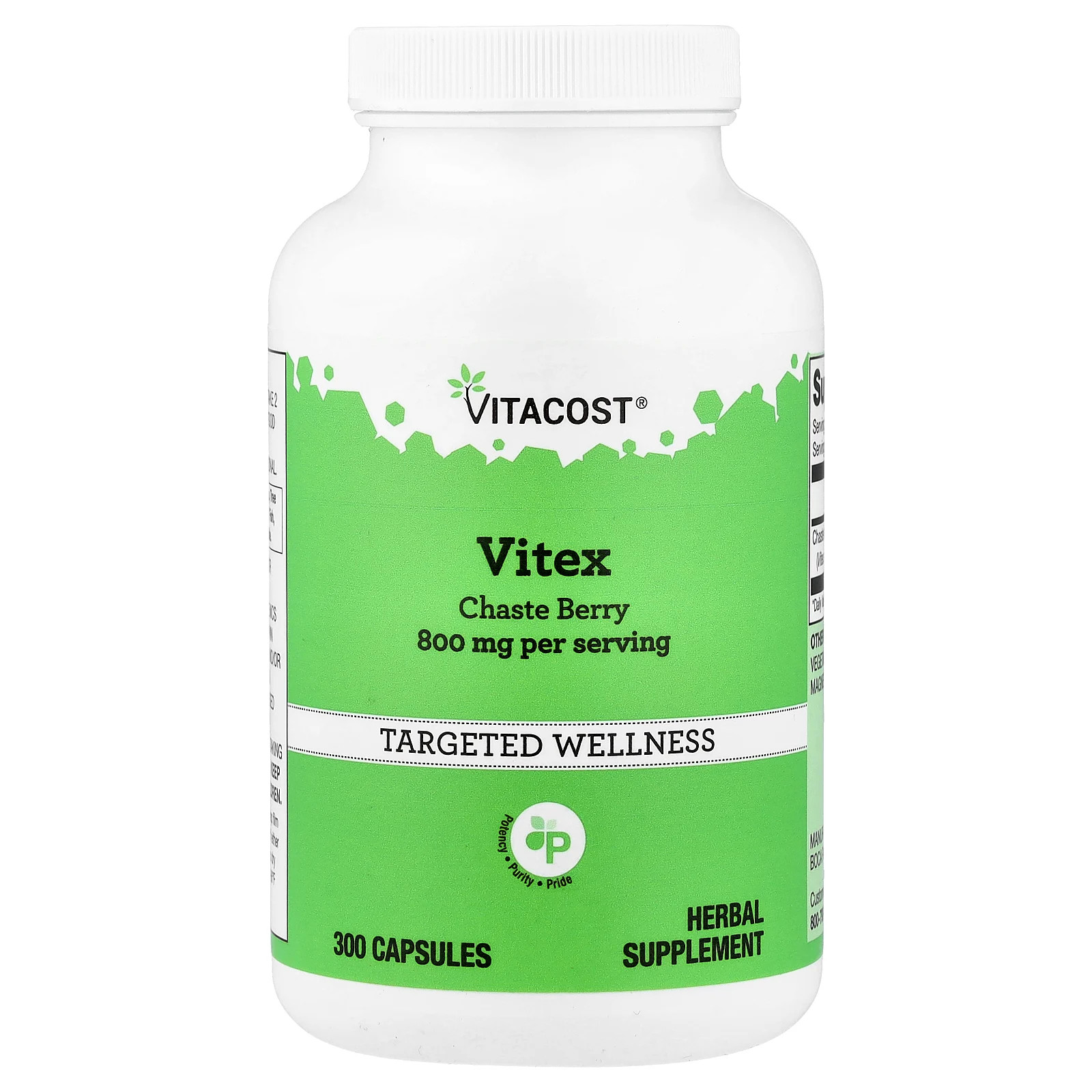 Vitex, 300 Capsules (400 mg per Capsule)