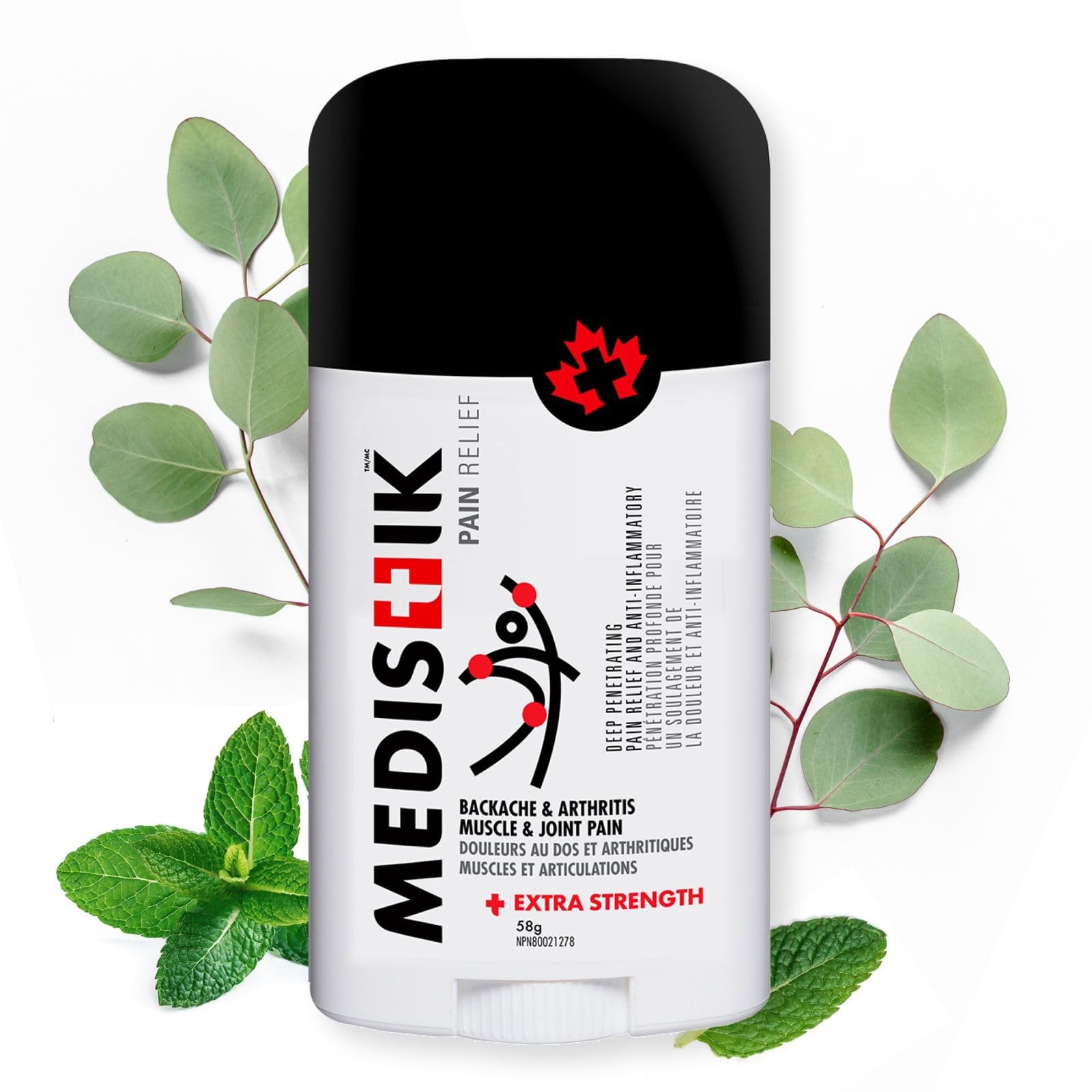 Pain Relief Stick for Backache Muscle Joint Pain 58g Long Lasting