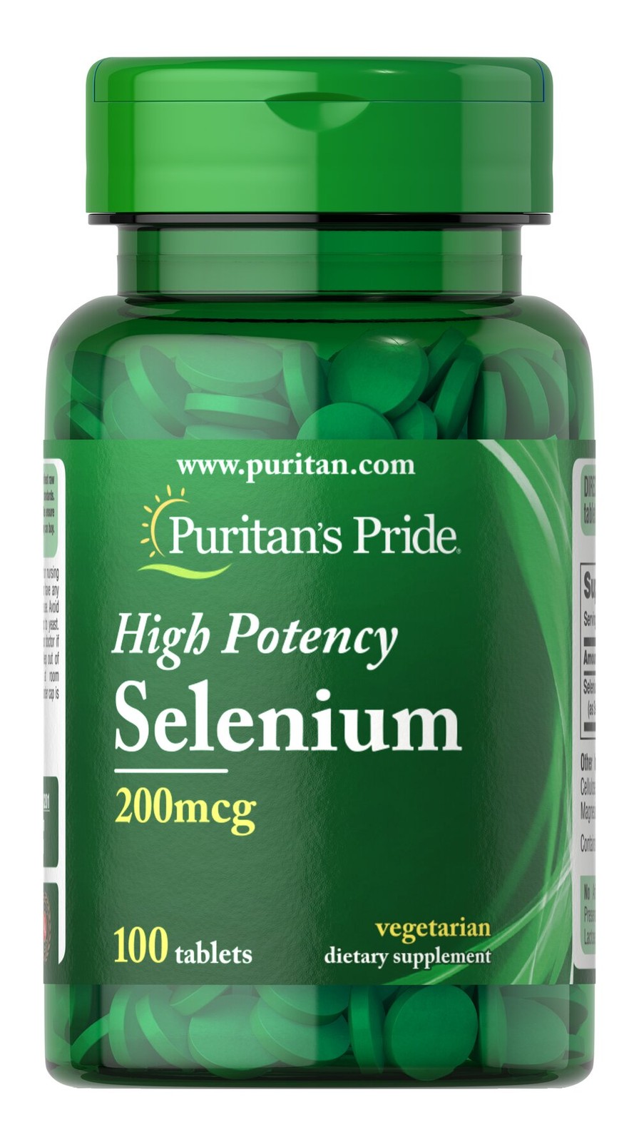 Puritan’s Pride Selenium 200 mcg – 100 Tablets