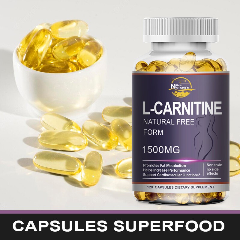 L-Carnitine 1500mg Fat Burner Weight Loss – Metabolism, Energy & Weight Support