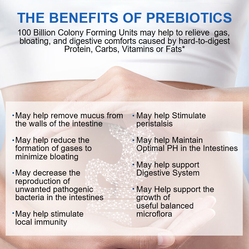 120Pcs Raw Probiotic Enzyme Capsules 100 Billion CFU Digestive Health Supplement