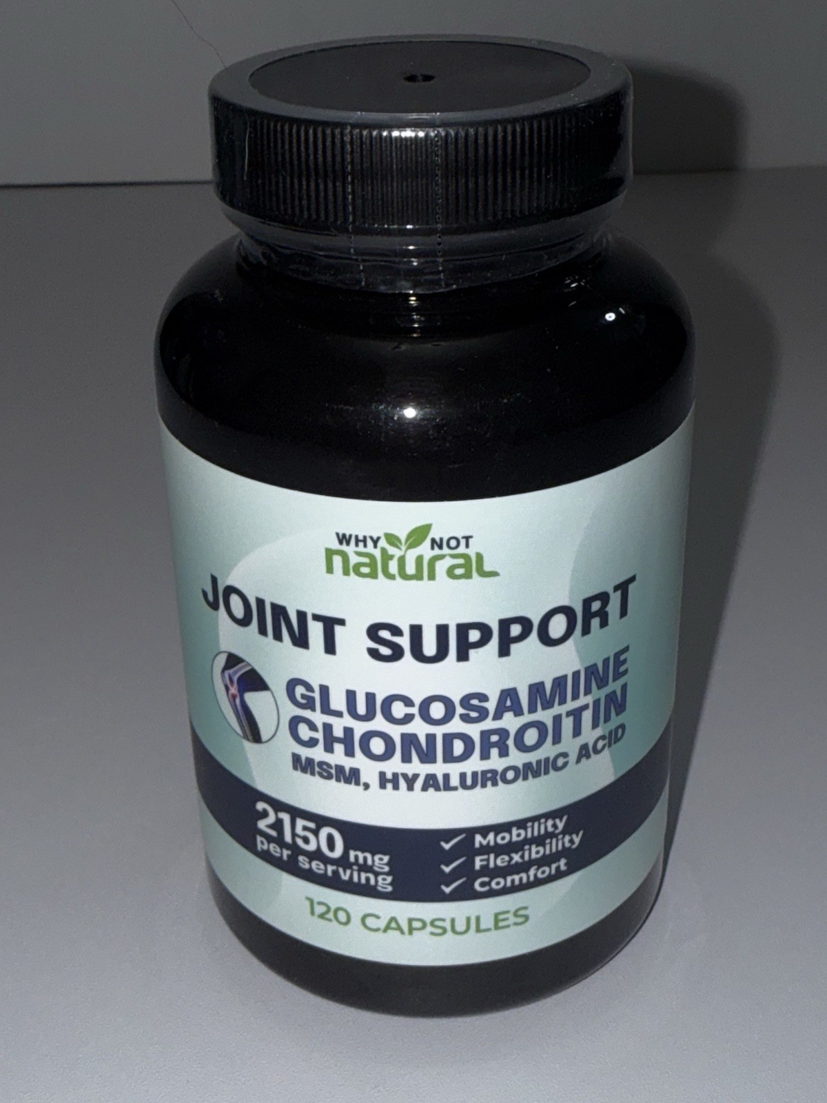 Why Not Natural Joint Support 2150mg Glucosamine Chondroitin 120 Caps 10/28